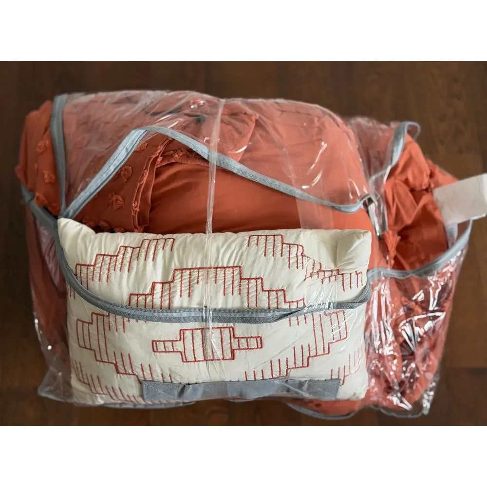 Swift Home Rukai KING/CAL KING 5PC Cotton Comforter Set